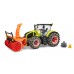 Іграшка трактор Claas Axion 950 зі снігоочисником і ланцюгами Bruder 03017 title=