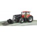 Игрушка Bruder трактор Case Optum 300 CVX с погрузчиком (03191) title=