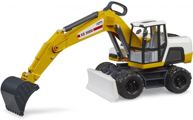 Іграшка екскаватор колісний Bruder XE 5000 з відвалом (03413)