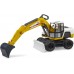 Іграшка екскаватор колісний Bruder XE 5000 з відвалом (03413) title=