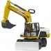 Іграшка екскаватор колісний Bruder XE 5000 з відвалом (03413) title=