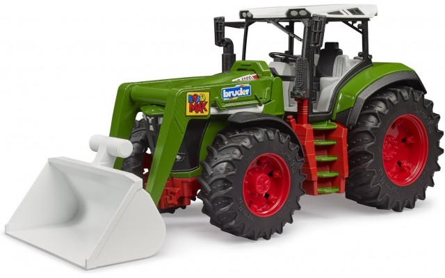 Игрушка Bruder трактор Roadmax с погрузчиком зеленый (03451)