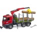 Іграшка Bruder лісовоз Mercedes Arocs з краном та колодами (03669) title=