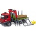 Іграшка Bruder лісовоз Mercedes Arocs з краном та колодами (03669) title=