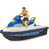 Игрушка Bruder Водный скутер с фигуркой водителя (63151)