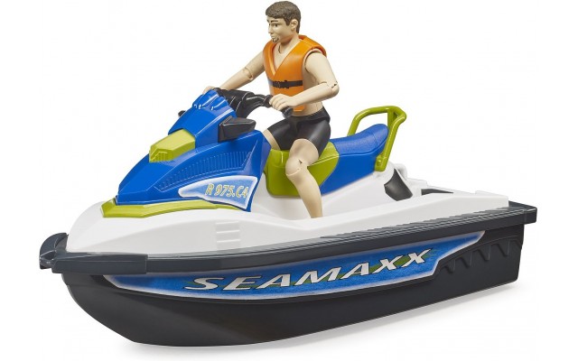 Игрушка Bruder Водный скутер с фигуркой водителя (63151)