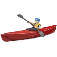 Игрушка Bruder лодка Каяк с фигуркой спортсмена (63155)