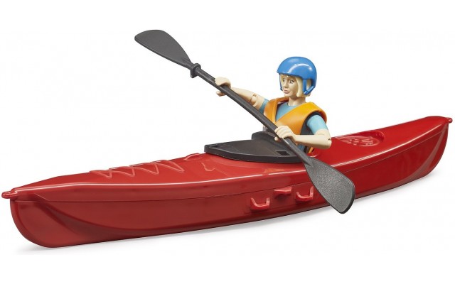 Игрушка Bruder лодка Каяк с фигуркой спортсмена (63155)
