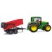 Игрушка Bruder трактор John Deere 6920 с прицепом (02057) title=
