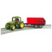 Игрушка Bruder трактор John Deere 6920 с прицепом (02057) title=