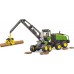 Игрушка Bruder лесной Харвестер John Deere 1270G со стволом дерева (02135) title=