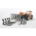 Іграшка навантажувач телескопічний JLG 2505 Telehandler з ковшем Bruder 02140 title=