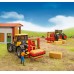 Игрушка Bruder Siloblockschneider с тюками (02333) title=