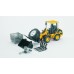 Игрушка Bruder погрузчик колёсный CAT с ковшом (02441) title=