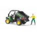 Игрушка Bruder мини-самосвал John Deere Gator XUV 855D c водителем (02490) title=