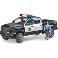 Игрушка Bruder Полицейский пикап RAM 2500 с фигуркой полисмена (02505)