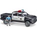 Игрушка Bruder Полицейский пикап RAM 2500 с фигуркой полисмена (02505) title=