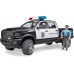 Игрушка Bruder Полицейский пикап RAM 2500 с фигуркой полисмена (02505) title=