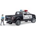Игрушка Bruder Полицейский пикап RAM 2500 с фигуркой полисмена (02505) title=