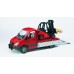 Игрушка Bruder погрузчик вилочный Linde H30D с паллетами (02511) title=