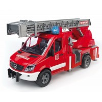 Игрушка Bruder Mercedes Sprinter пожарная машина с лестницей и помпой (свет и звук) (02532)