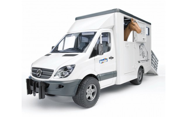 Іграшка фургон Mercedes Sprinter з конем  Bruder 02533