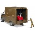 Машинка Bruder логистический фургон UPS Mercedes Sprinter с погрузчиком (02538) title=