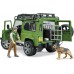 Игрушка Bruder джип Land Rover с фигуркой лесника, собаки и аксессуарами (02587) title=