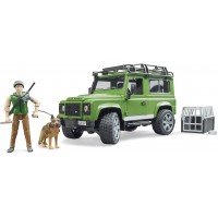 Игрушка Bruder джип Land Rover с фигуркой лесника, собаки и аксессуарами (02587)