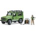 Игрушка Bruder джип Land Rover с фигуркой лесника, собаки и аксессуарами (02587) title=