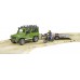 Набор Bruder джип Land Rover с трейлером, мотоциклом Ducati и водителем (02589) title=