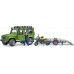 Набор Bruder джип Land Rover с трейлером, мотоциклом Ducati и водителем (02589) title=