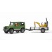 Игрушка Bruder внедорожник Land Rover Defender c прицепом и экскаватором 8010 CTS (02593) title=