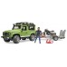 Игрушка Bruder джип Land Rover с мотоциклом Ducati (02598) title=