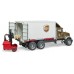 Машинка Bruder логистический фургон UPS Mack с погрузчиком (02828) title=