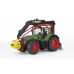 Игрушка Bruder трактор Fendt 936 Vario лесной с манипулятором (03042) title=