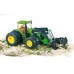 Игрушка Bruder трактор John Deere 7930 с погрузчиком (03051) title=