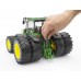 Игрушка Bruder трактор John Deere 7930 с двойными колёсами (03052) title=