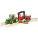 Игрушка Bruder трактор John Deere 7930 с лесным прицепом и манипулятором (03054) title=
