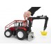 Игрушка Bruder трактор Steyr CVT 6230 лесной с манипулятором (03092) title=