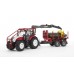 Іграшка трактор з маніпулятором і причепом + колоди Steyr CVT 6230 Bruder 03093 title=