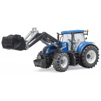 Іграшка Bruder трактор New Holland T7.315 з навантажувачем (03121)