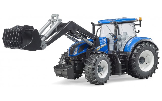 Іграшка Bruder трактор New Holland T7.315 з навантажувачем (03121)