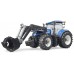 Іграшка Bruder трактор New Holland T7.315 з навантажувачем (03121) title=