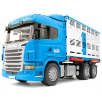 Іграшка Bruder автомобіль для перевезення тварин Scania (03549)