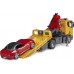 Іграшка Bruder евакуатор Scania Super 560R з краном і машинкою Roadster Bruder (03552) title=
