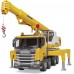 Іграшка Bruder автокран Scania Super 560R зі світлом та звуком (03571) title=