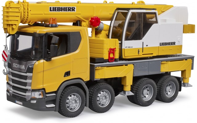 Іграшка Bruder автокран Scania Super 560R зі світлом та звуком (03571)