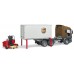 Игрушка Bruder логистический фургон UPS Scania с погрузчиком (03581) title=