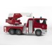 Игрушка Bruder пожарная машина Scania с выдвижной лестницей и помпой (03590) title=